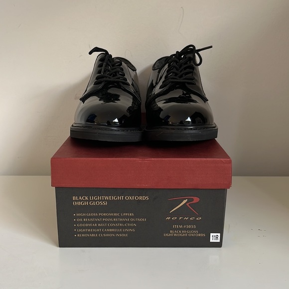 ROTHCO UNIFORM HI-GLOSS OXFORD DRESS SHOE - Picture 2 of 6